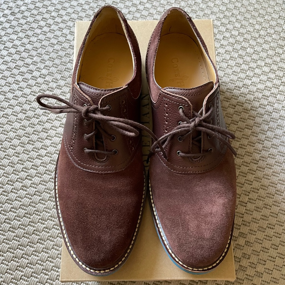 Cole Haan Franklin Saddle II Suede Shoes
